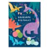 Dinosaur Birthday Card COS009