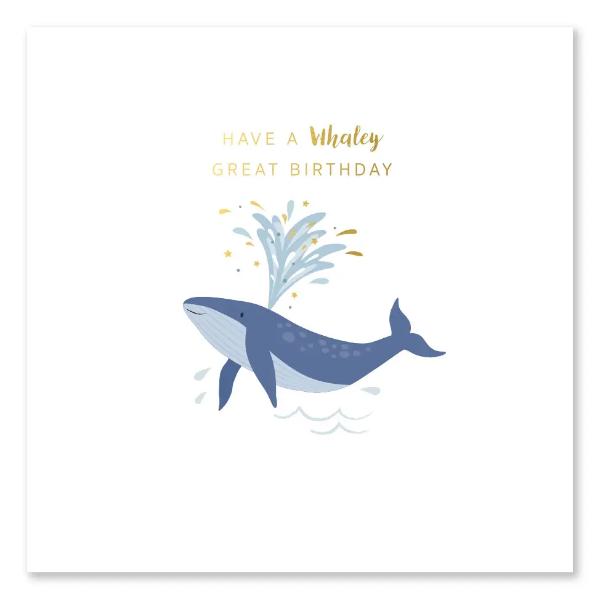Have A Whaley Great Birthday Card ENC005
