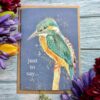Kingfisher Just To Say Card