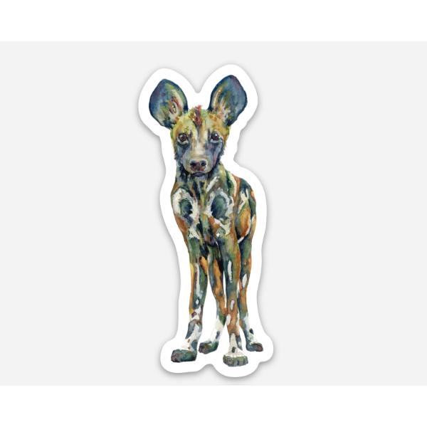 Painted Pup - Sticker 75mm ST0017