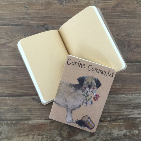 Border Terrier Small Kraft Notebook - Skn14