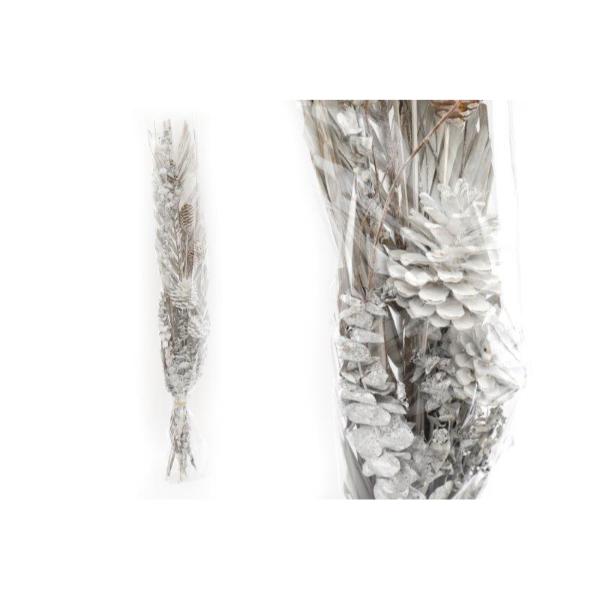 White Dried Xmas Bouquet 100Cm XMN2353