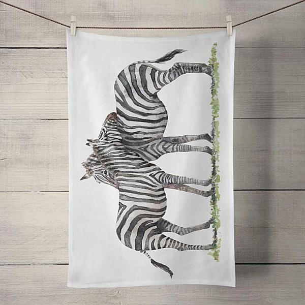 Zebra Friends - Tea Towel TT030