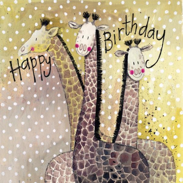Three Giraffes Card AC710