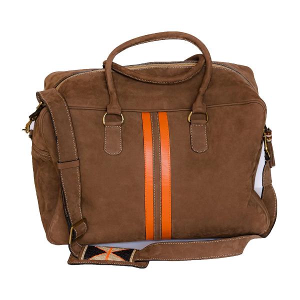 Notting Hill - Dark Brown/Orange Suede - Image 4