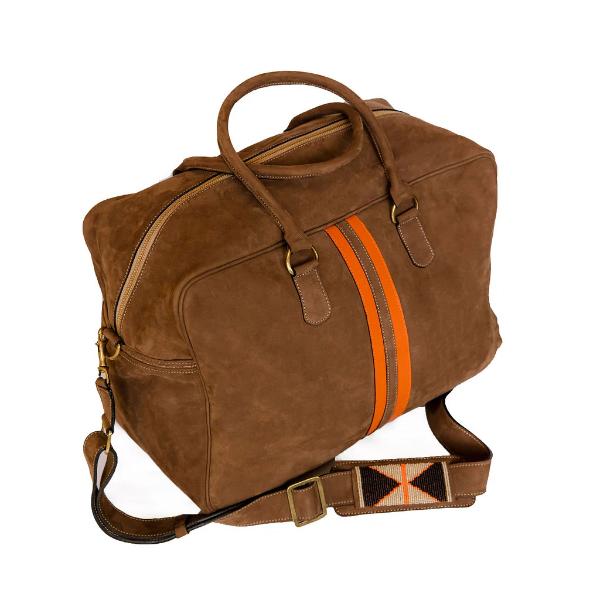 Notting Hill - Dark Brown/Orange Suede - Image 3