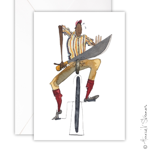 Greeting Card - Bike Knife Grinder/HS071