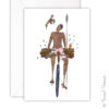 Greeting Card - Bike Beehive&Honey Guide/HS084