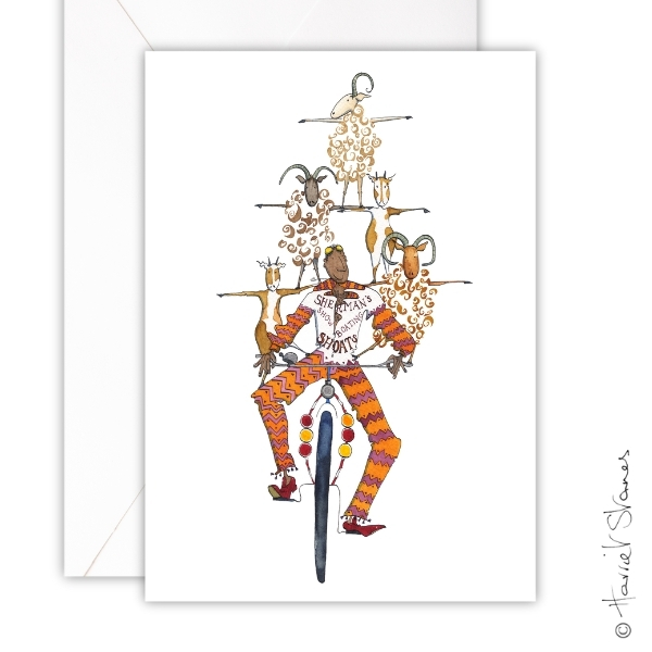 Greeting Card - Bike Acrobatic Shoats/HS087