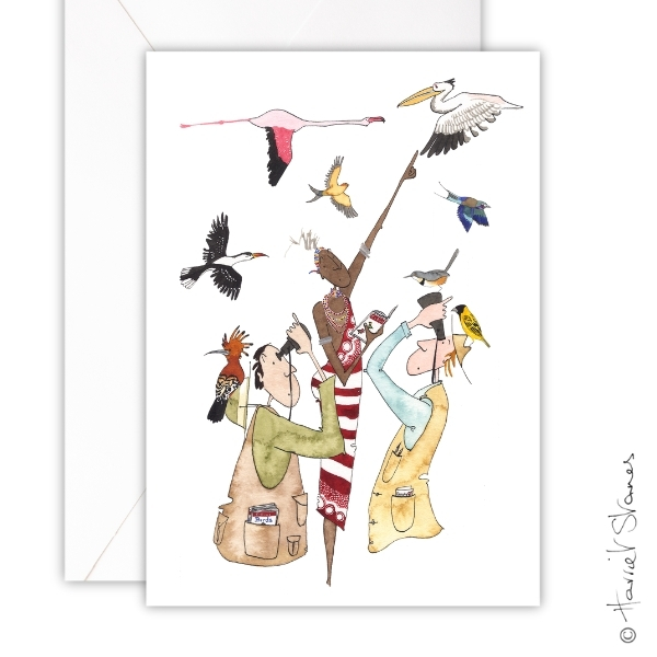 Greeting Card/ Bird Watchers/HS100