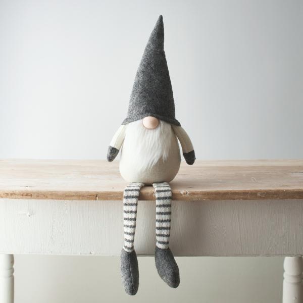 Grey Fabric Sitting Gonk, 53cm Large