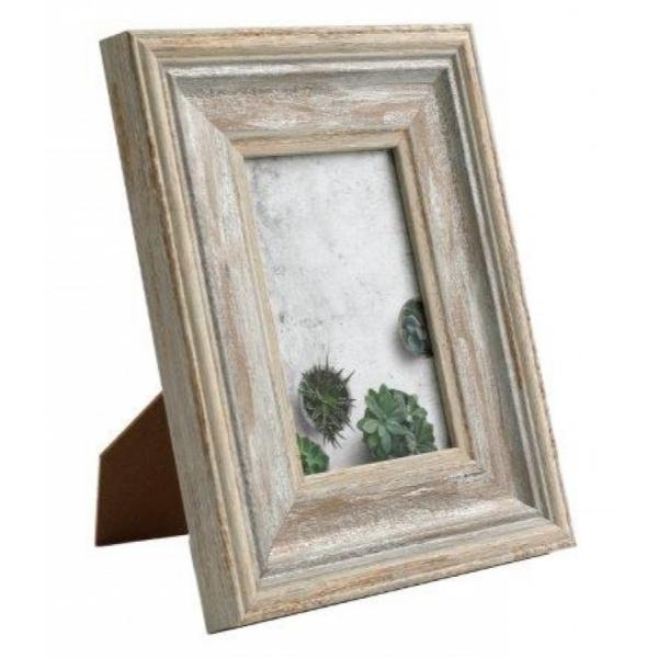 Washed Wooden Effect Photo Frame