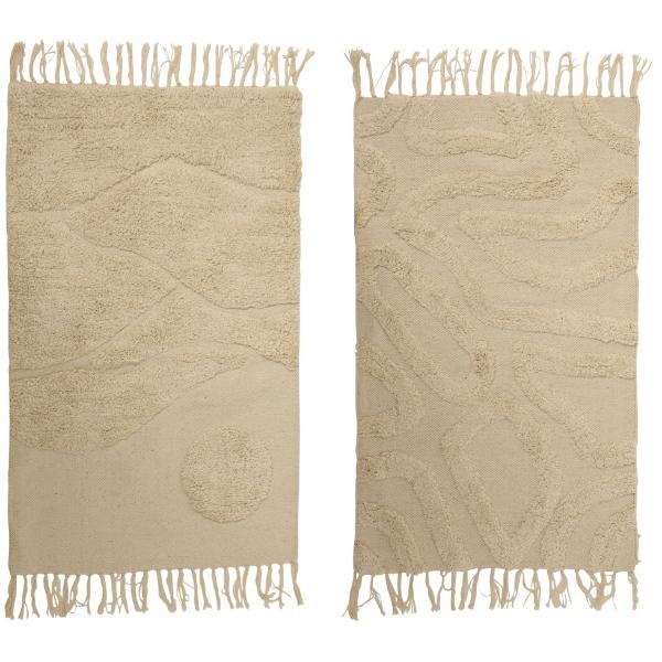 Stone Tufted Cotton Rug 2/a