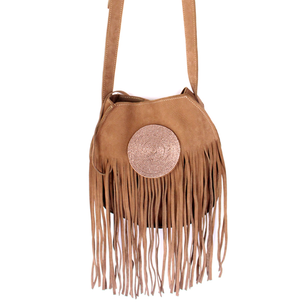 Maasai fringe bag