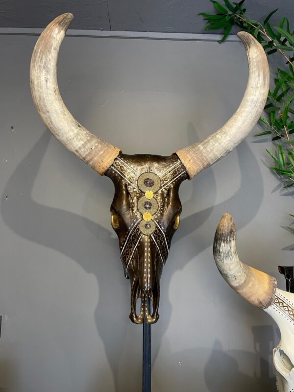 Decorated Skull - Bronze