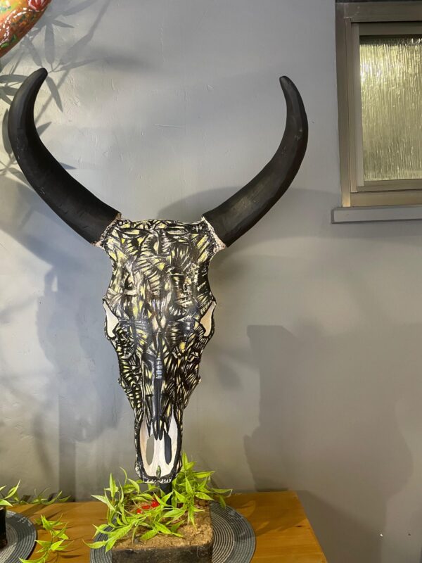 Decorated Skull - Black & White