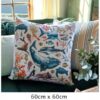 Vintage Ocean All Creatures Cushion Cover T21Q