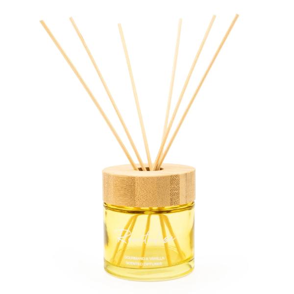 150ml Reed Diffuser with Bamboo Lid and Devon Scent - Revitalise