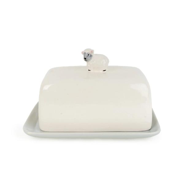 Ceramic Butter Dish - Sheep - Image 3