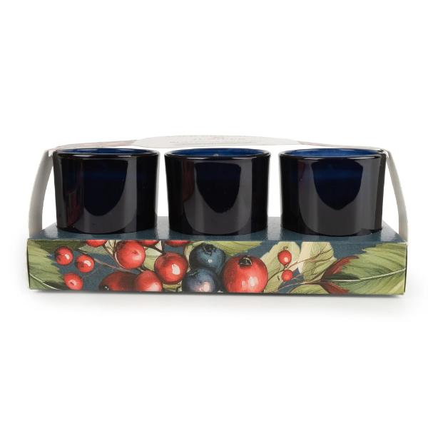 Votive Candles Set of 3 - Cranberry & Juniper