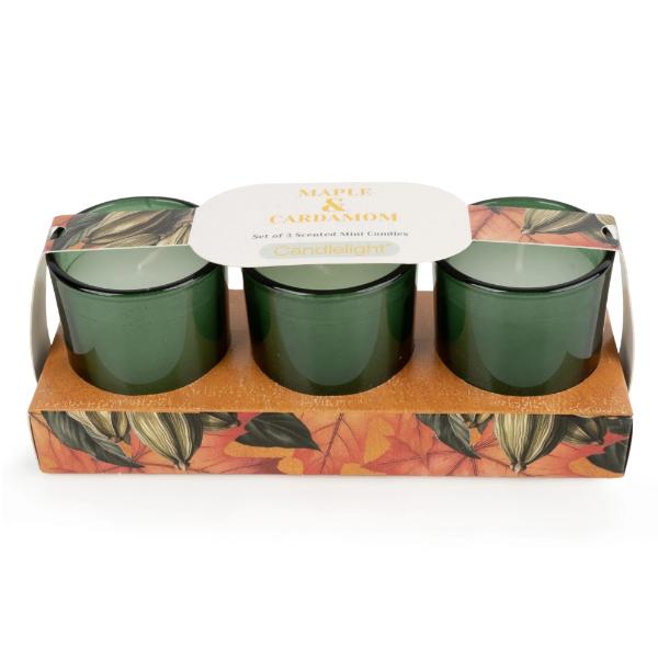 Votive Candles Set of 3- Maple and Cardamom