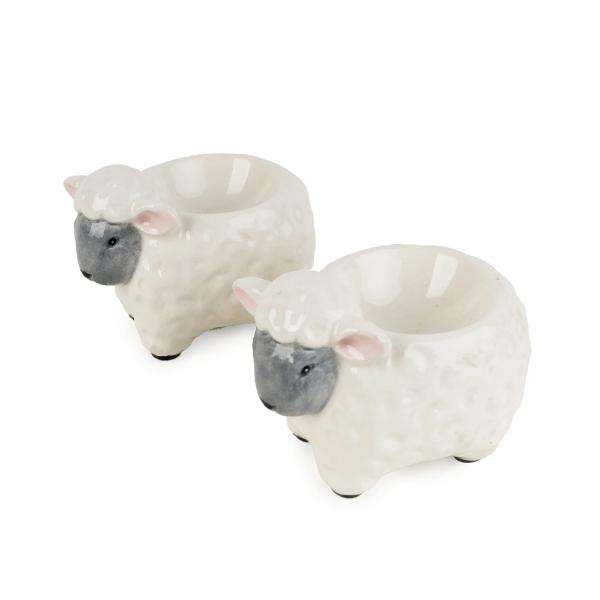 Egg Cups Set of 2 - Sheep