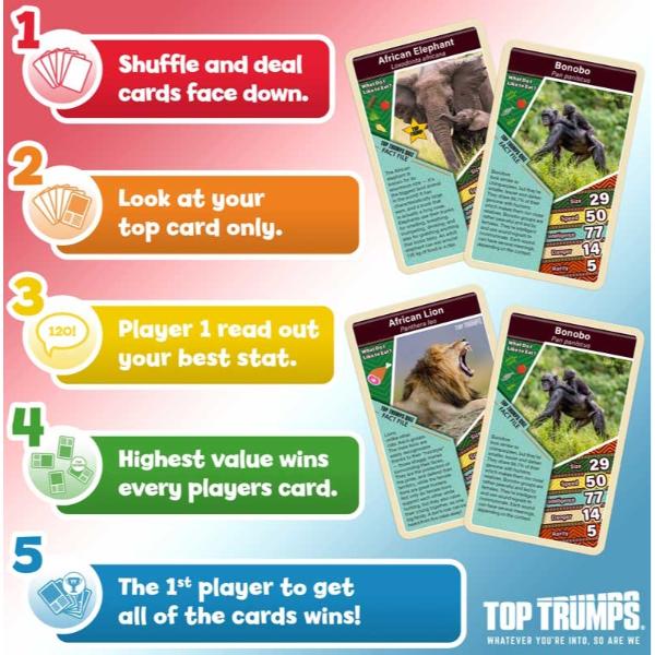 TOP TRUMPS AFRICAN WILDLIFE - Image 3