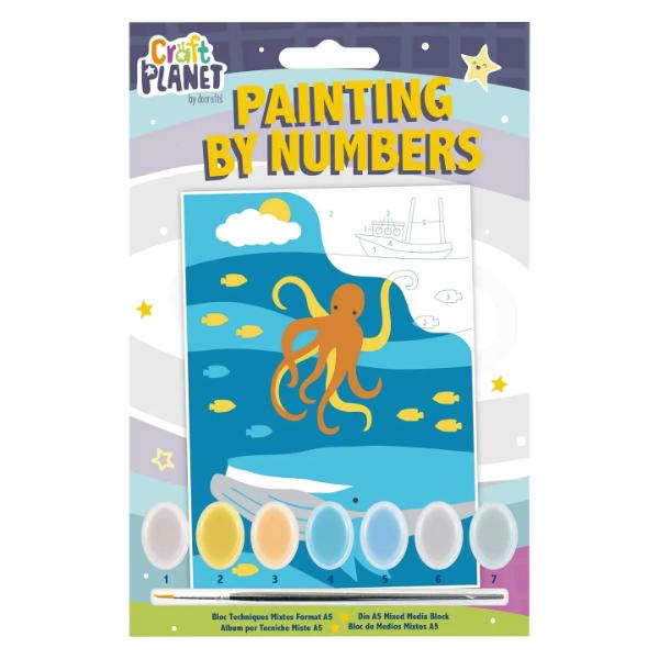 Mini Paint By Numbers Kit - Underwater