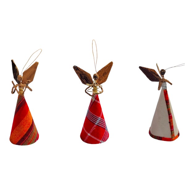 Angel on Maaasai Shuka