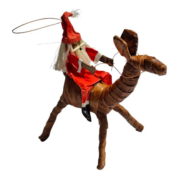 Father Xmas on a Giraffe