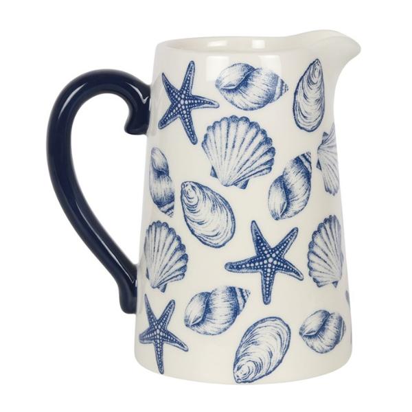 17cm Seashell Ceramic Jug