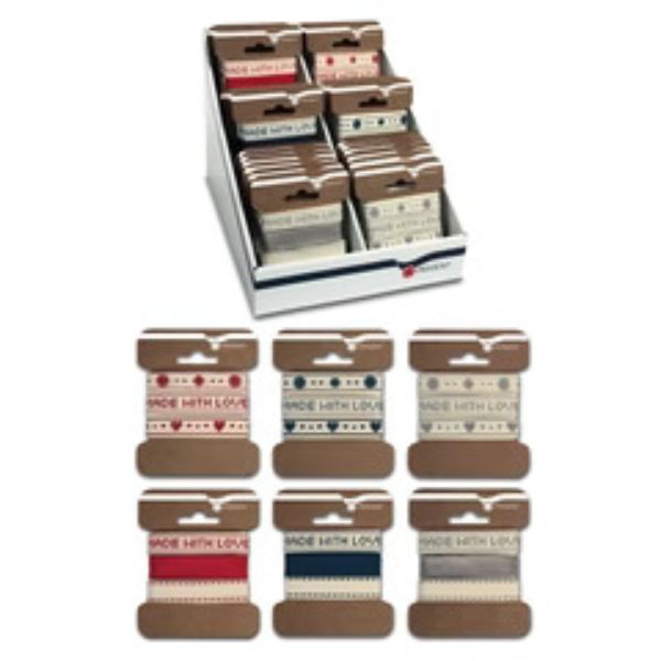 Country Silk Ribbon On Card