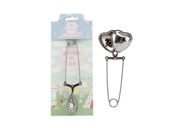 Happy Glampers Heart Tea Strainer
