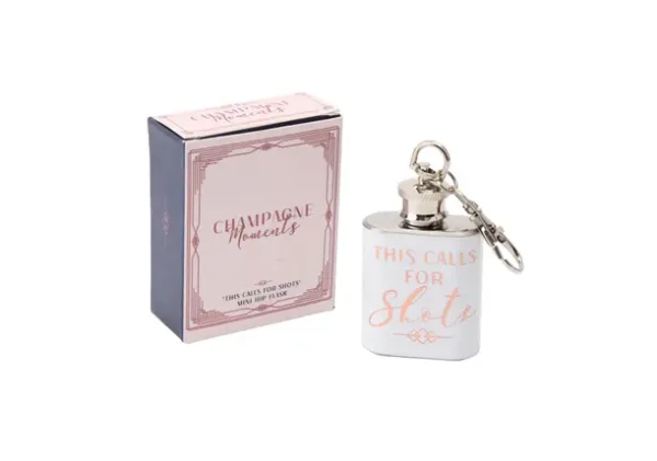 CM 'This Calls For Shots' Mini Hip Flask