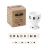 Loft 'Cracking' Ceramic Egg Cup