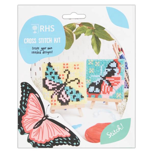 Royal Horticultural Society Mini Cross Stitch Butterflies