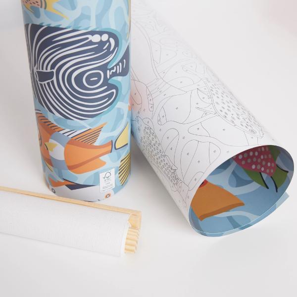 Natural History Museum Paint By Numbers Ocean Hanging Kit - Image 3