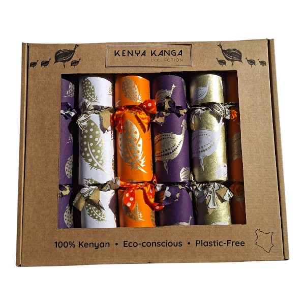 Gold Christmas Crackers Set of 6 / GOLDSET011