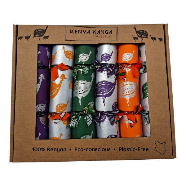 Silver Christmas Crackers Set of 6/ SILVERSET001