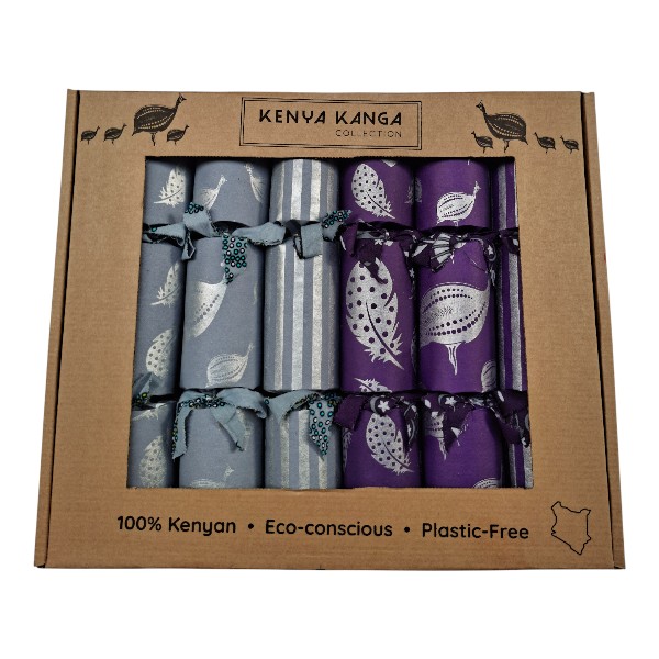 Silver Christmas Crackers Set of 6 /SILVERSET011