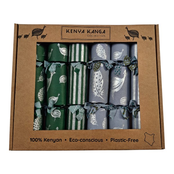 Silver Christmas Crackers Set of 6 /SILVERSET013