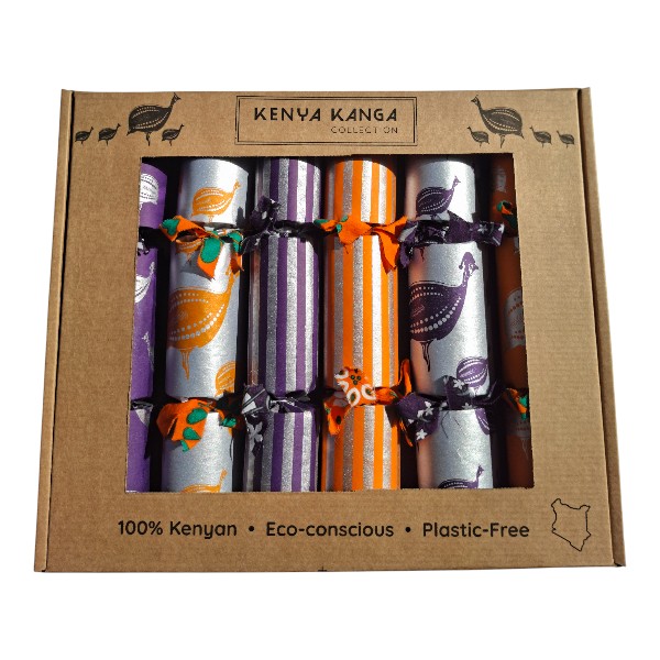 Silver Christmas Crackers Set of 6/ SILVERSET002