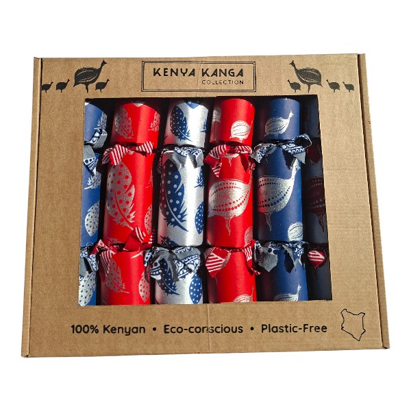 Silver Christmas Crackers Set of 6/SILVERSET005