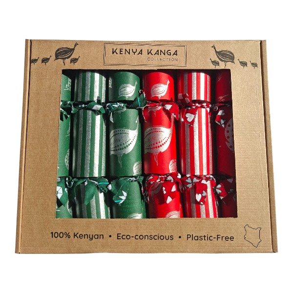 Silver Christmas Crackers Set of 6 /SILVERSET008