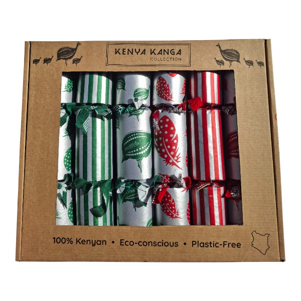 Silver Christmas Crackers Set of 6 /SILVERSET009
