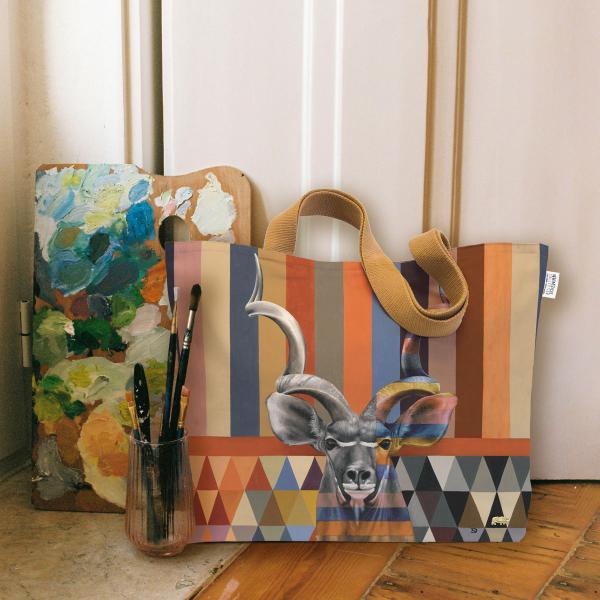 Kudu - Shades of Africa Canvas Bag 30SACB14