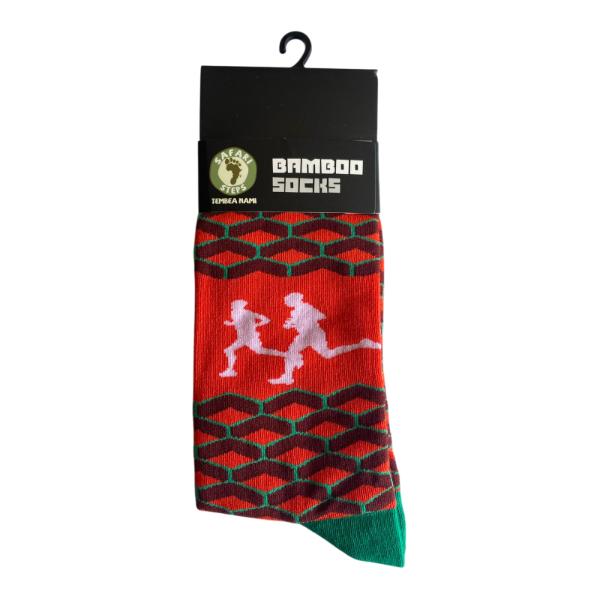 Kenyan Athletics Group of Runners Socks
