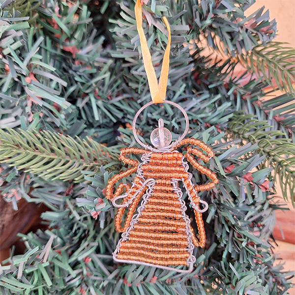 Beaded Christmas Angel