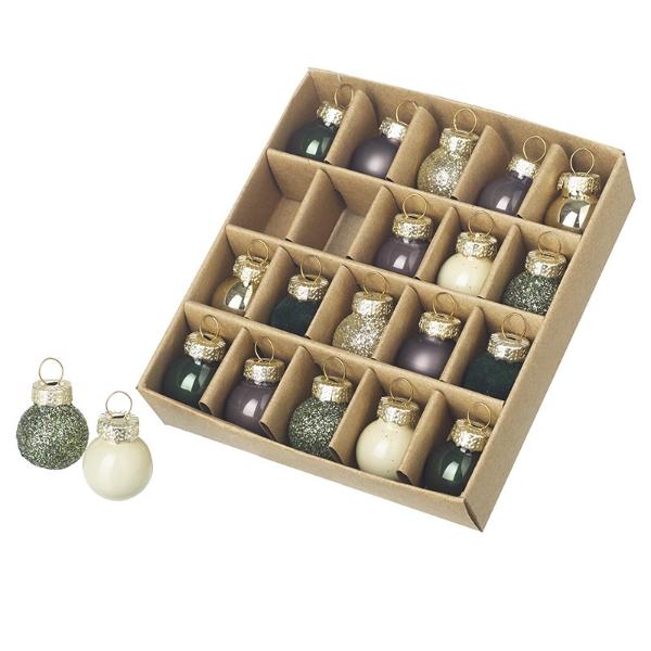 Grey & White Glass Decs Set JNJ359A