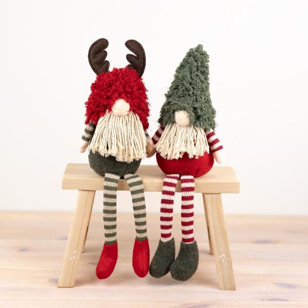 Gnome with Long Legs & Antlers, 44cm - Image 2